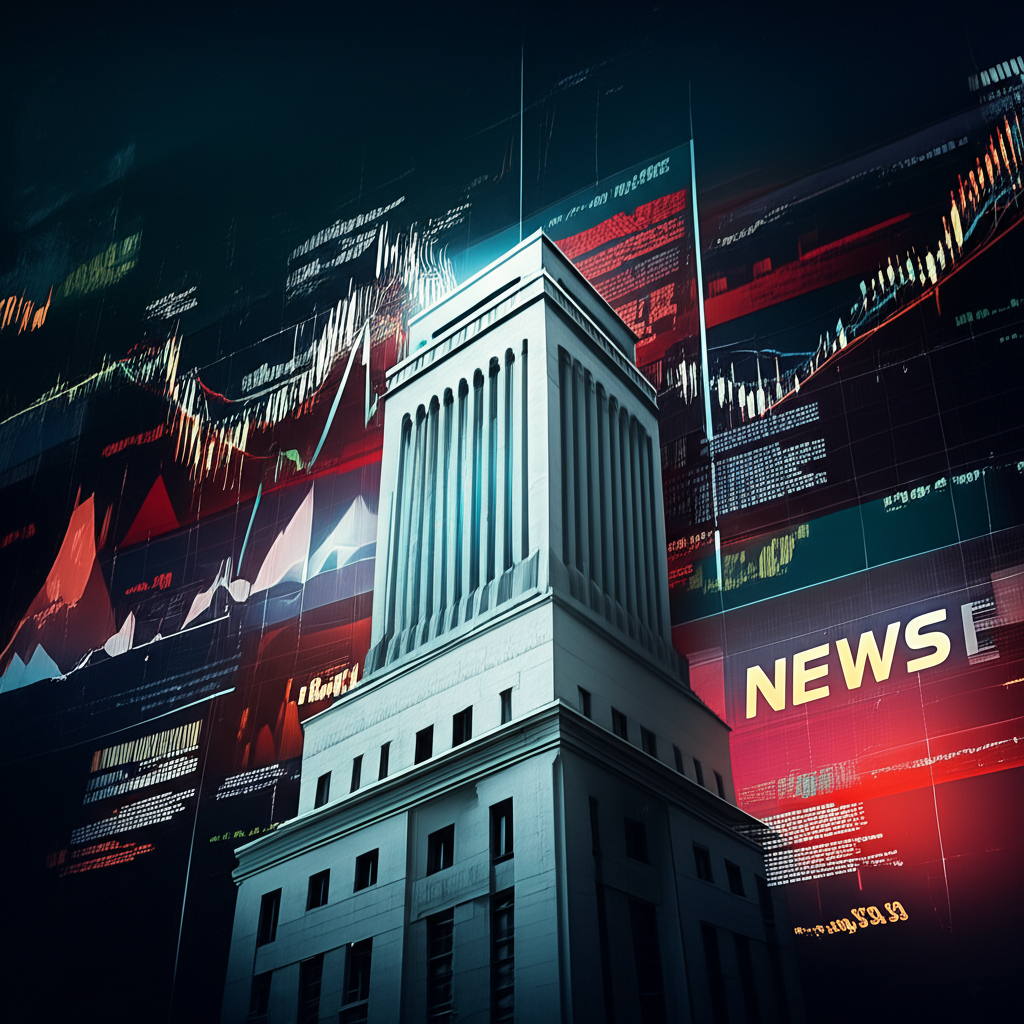 Creative representation of reliable Forex brokers during news events