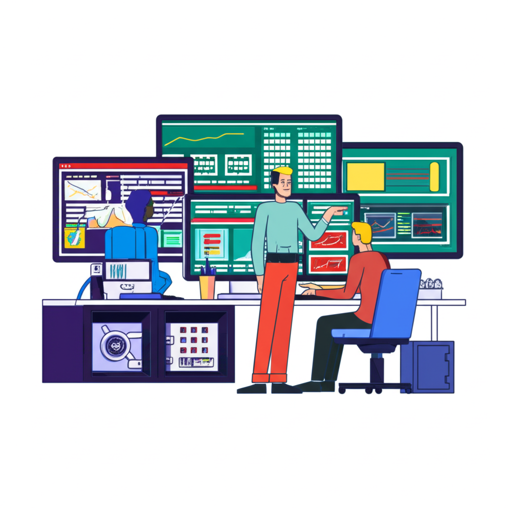 illustration of a safe forex trading environment