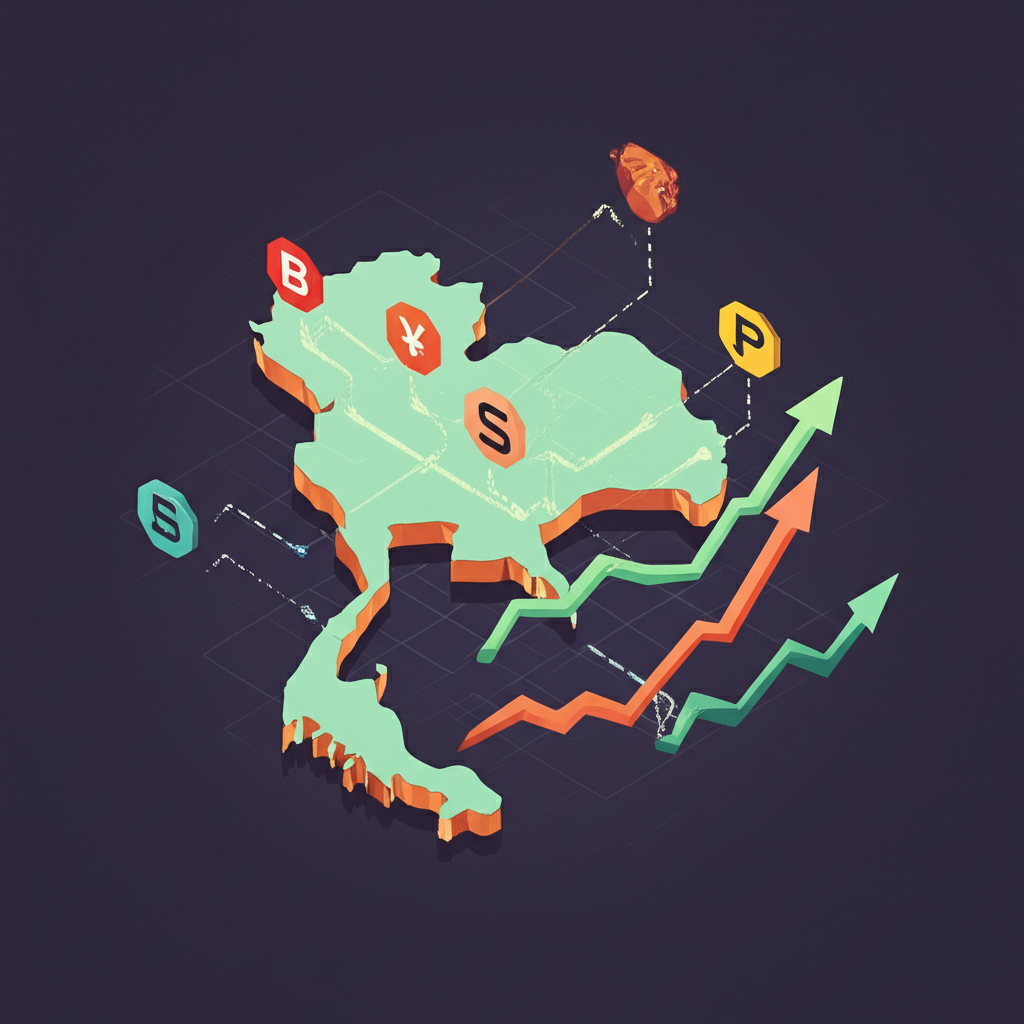 illustration showing top forex brokers in Thailand